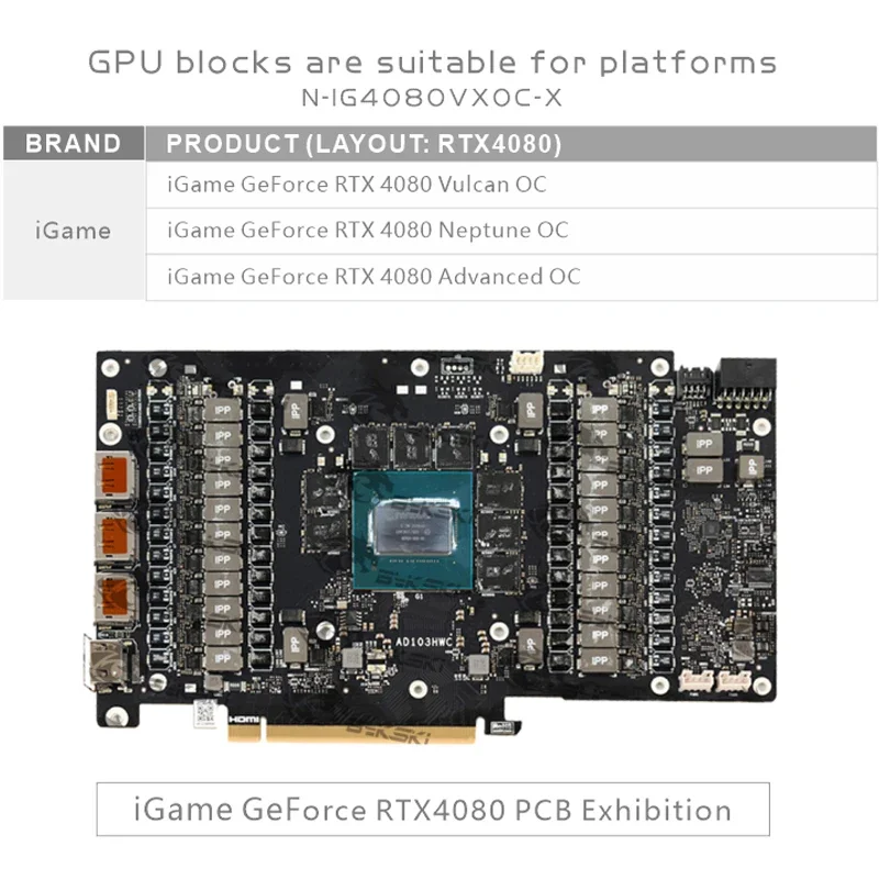 Bloque de refrigeración líquid - Rtx 4080 Water Cooling Block reseña y precio
