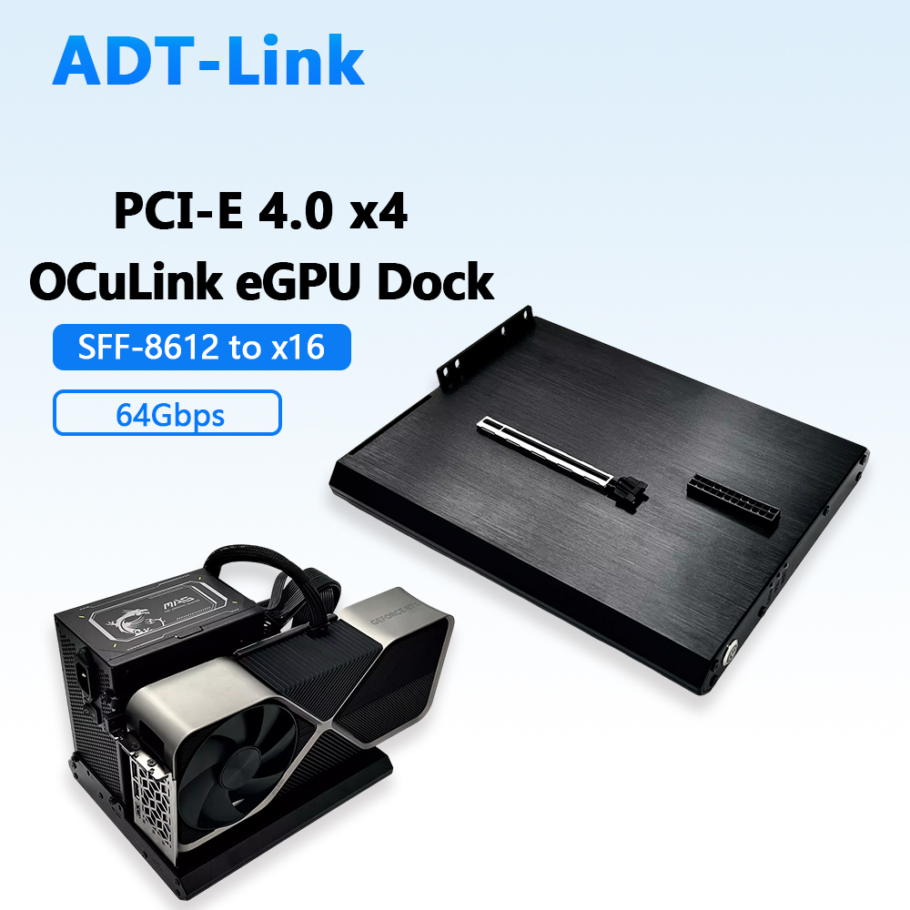 OCuLink eGPU Dock PCIe 4,0 X4  - Oculink Gpu Dock Station reseña y precio